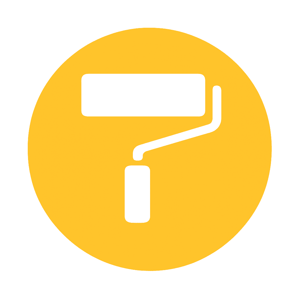 Paint roller icon - services button